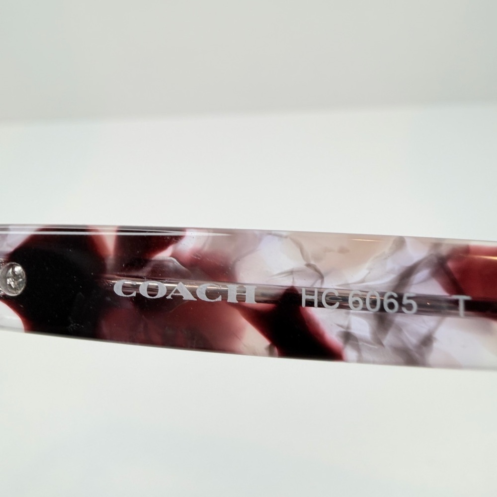 COACH HC6065 5548 (PURPLE TORTOISE) 51•17•135 COACH GLASSES COACH EYEGLASSES - Picture 6 of 13